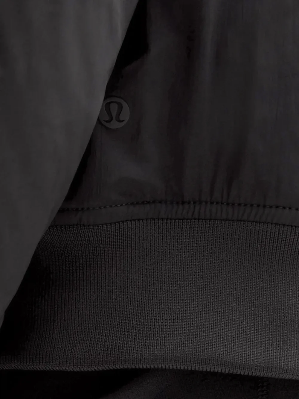 🆕 Lululemon Women's Collegiate Bomber Black Jacket